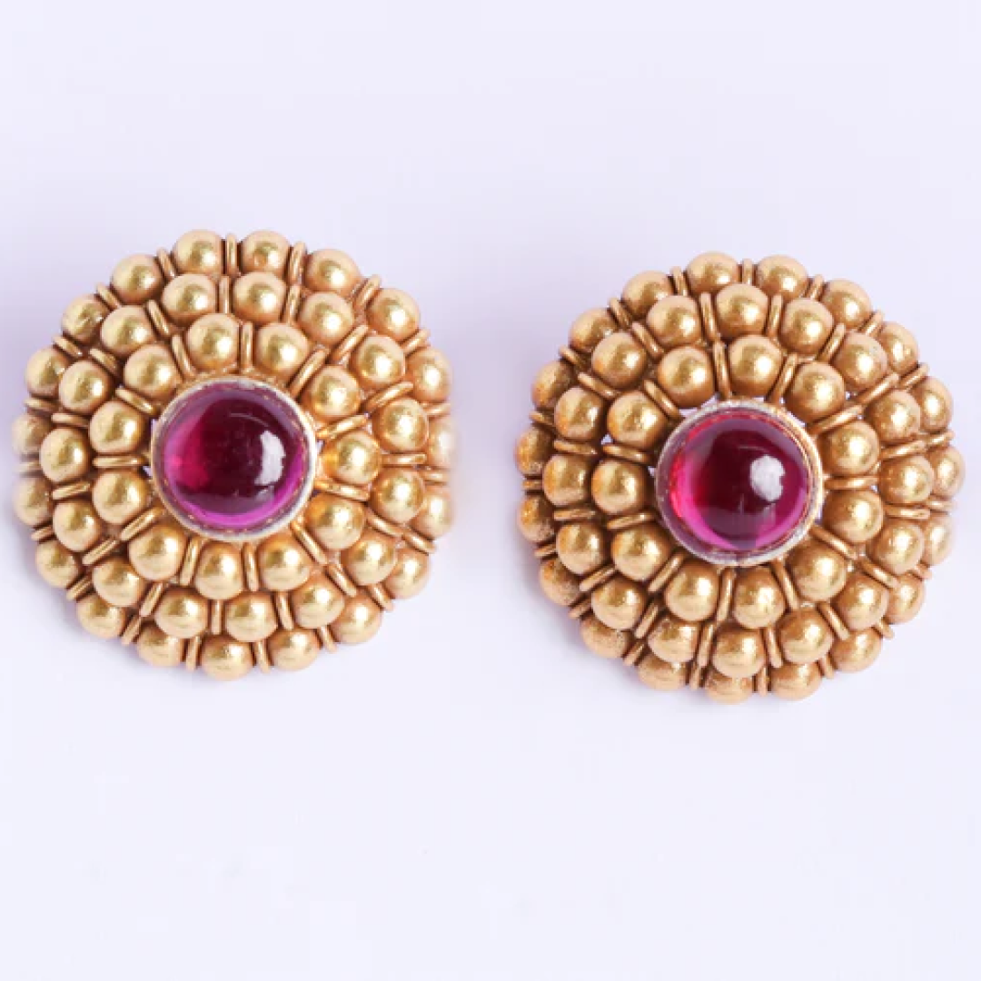 Traditional Gold Plated Studds-2