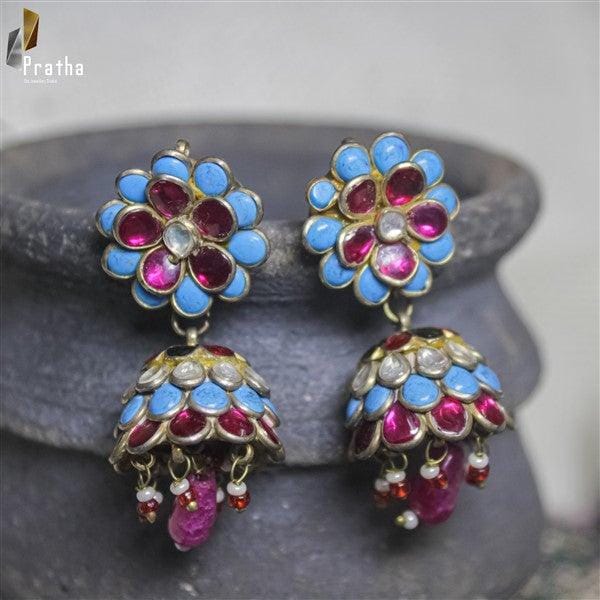 Pacchi Work Jhumka-0