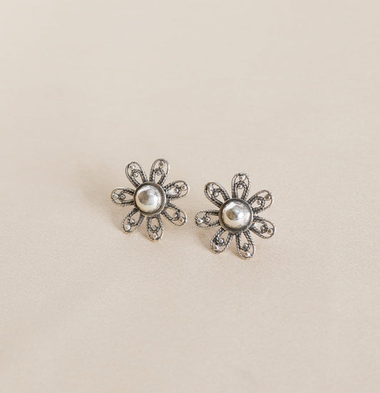 Wired Floral Studds-0