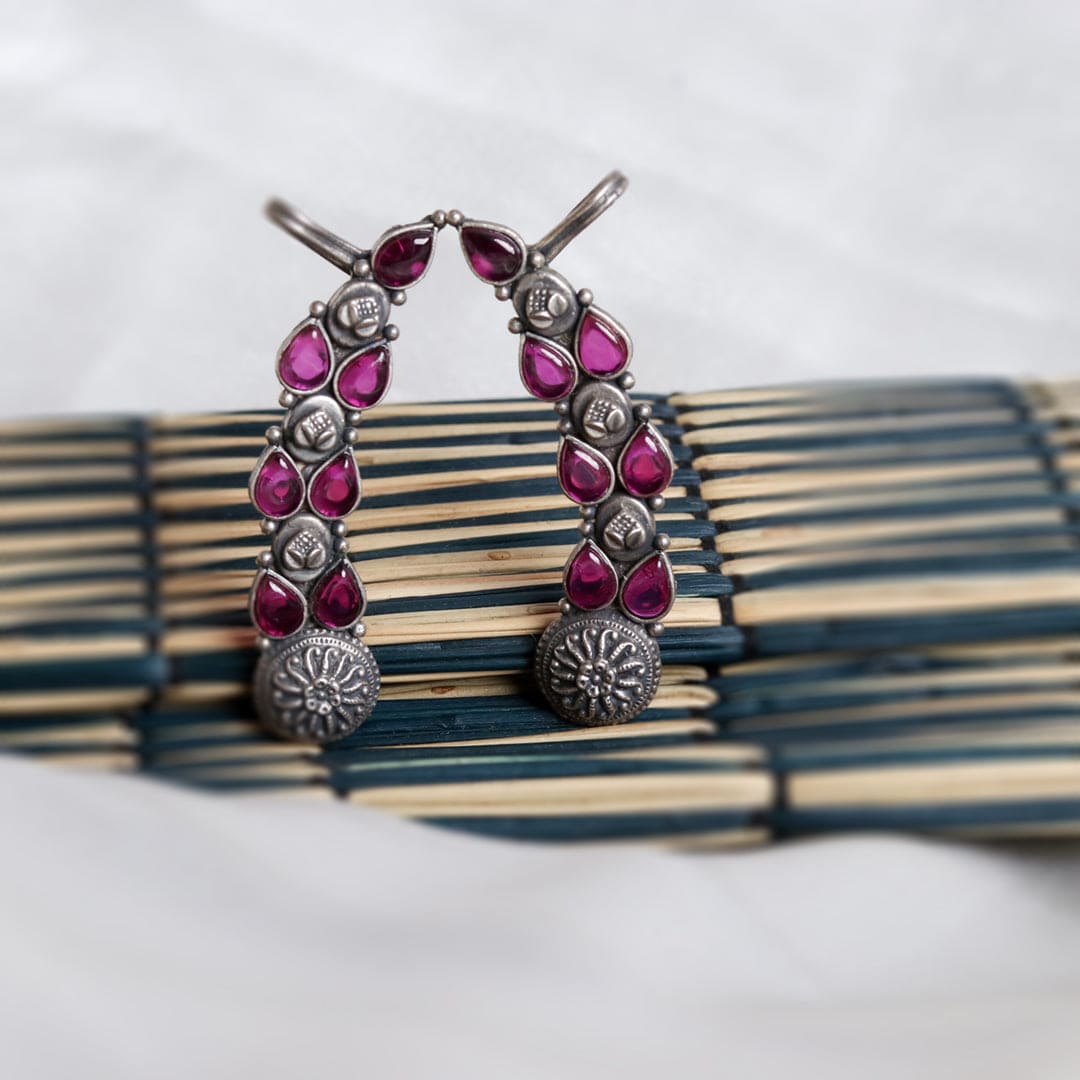 Silver earring-0