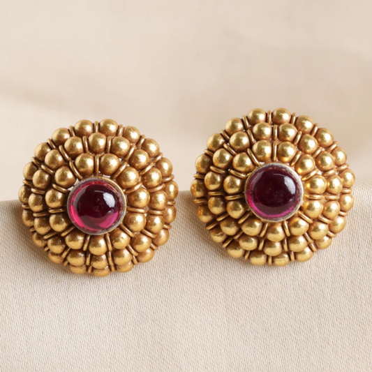 Traditional Gold Plated Studds-0