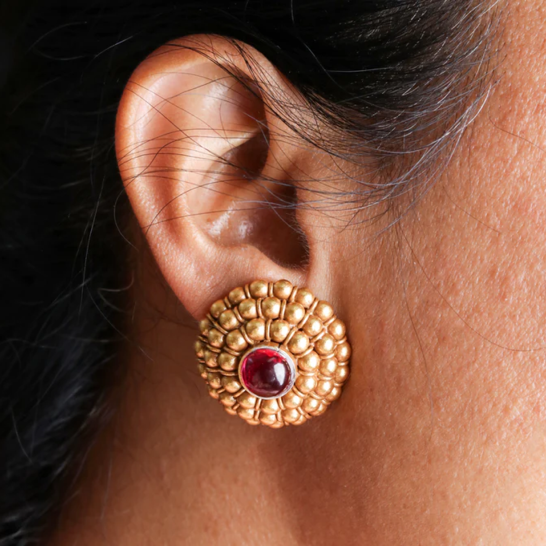 Traditional Gold Plated Studds-3